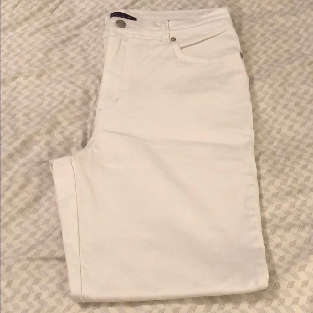 NWT Gloria Vanderbilt White Stretch Amanda Jeans